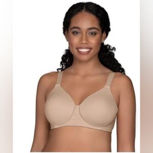 Vanity Fair Bra Nude Tan Beauty Back Wireless 71380 Size 42 H NEW